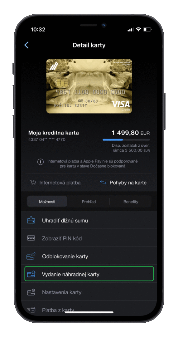 How to apply for a replacement credit card? | Tatra banka How to apply for a replacement credit card?
