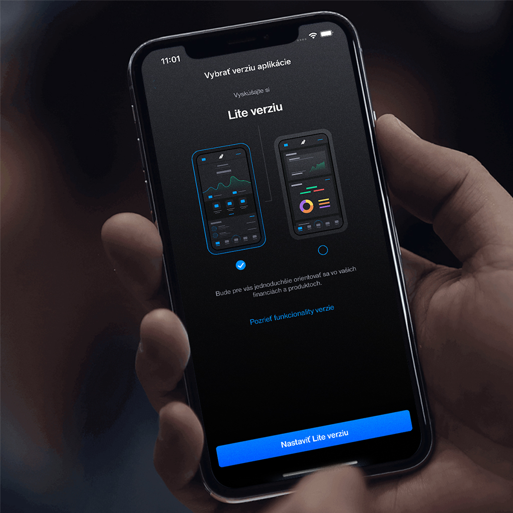 Možnosť výberu Lite alebo Full verzie | Tatra banka Možnosť výberu Lite alebo Full verzie