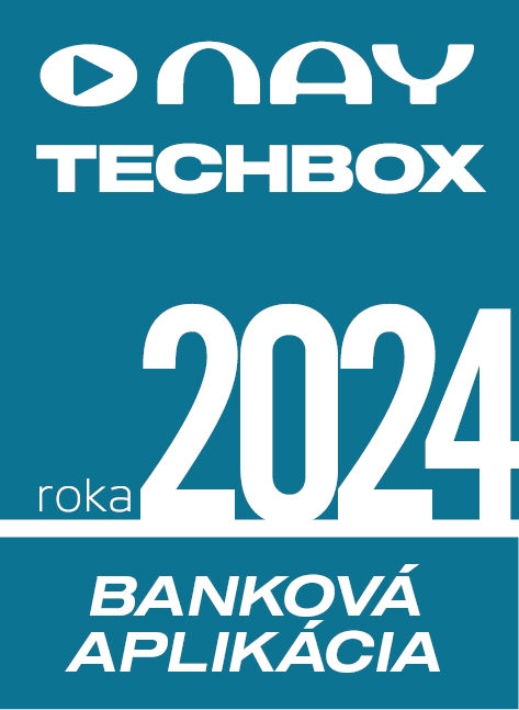 TECHBOX BANKOVÁ APLIKÁCIA roka 2024 | Tatra banka TECHBOX BANKOVÁ APLIKÁCIA roka 2024