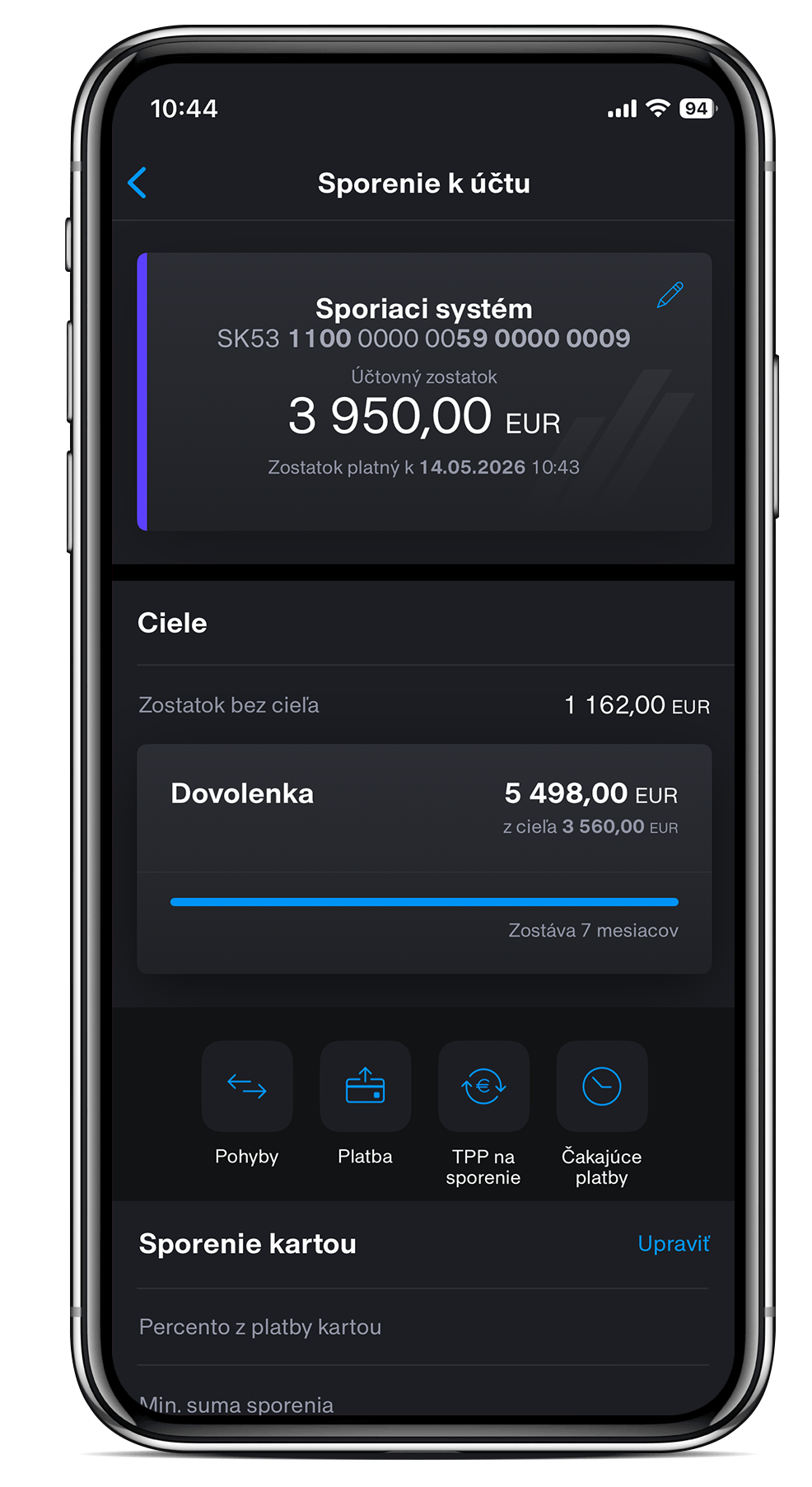 Create Savings to Current Account | Tatra banka Create Savings to Current Account