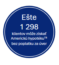 Počet klientov, ktorí získajú HypotékuTB so 100 % zľavou z poplatku za úver