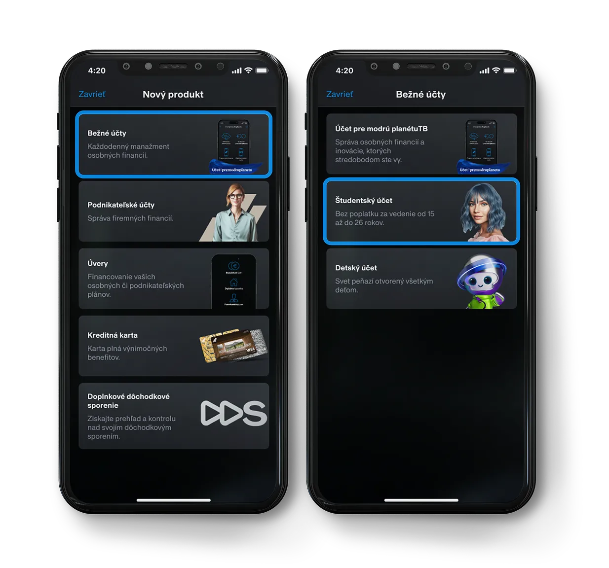 mobilná aplikácia Tatra banka krok 2