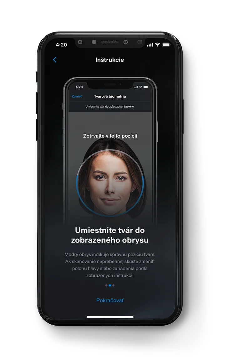 mobilná aplikácia Tatra banka krok 5